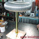 Another shot of the TeslaTronix Tesla coil