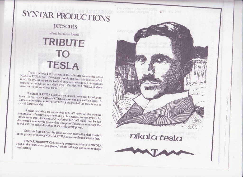 Teslatronix Nikola Tesla news article compilation pdf
