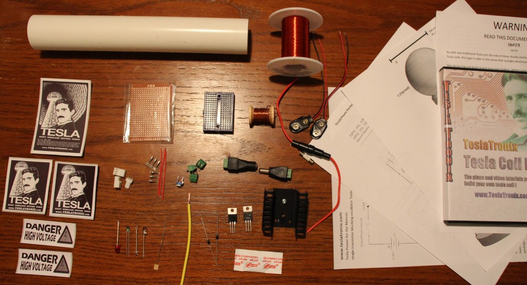 Basic Blocking Oscillator Tesla coil Kit